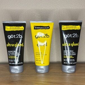 got2b Ultra Glued Styling Gel — Black & Yellow